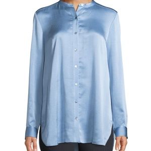 Eileen Fisher Blouse in Hammered Silk Charmeuse